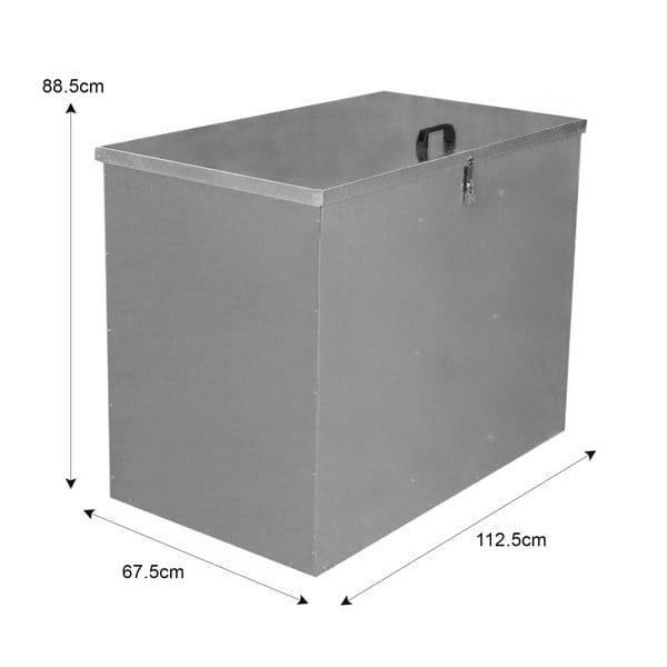 Monstershop Galvanised Feed Store 3 Compartments