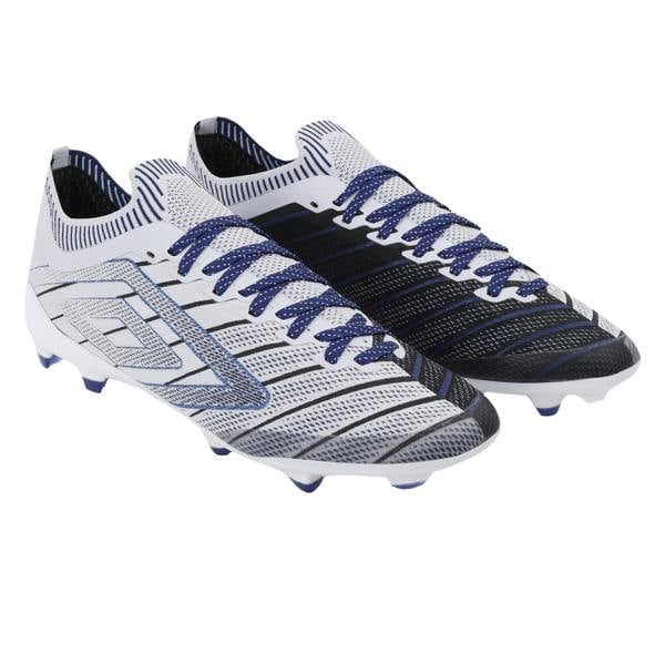 Umbro Mens Velocita Elixir Pro Firm Ground Football Boots - White/Black/Royal Blue - 