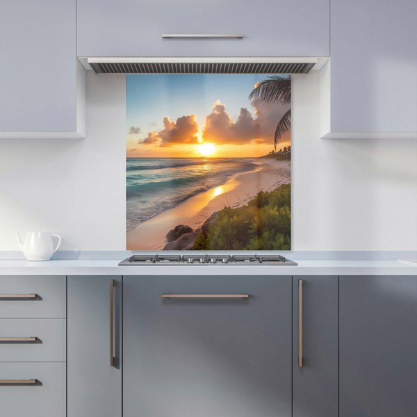 Warren Reed - Designer Sunrise On The Beach Kitchen Splashback