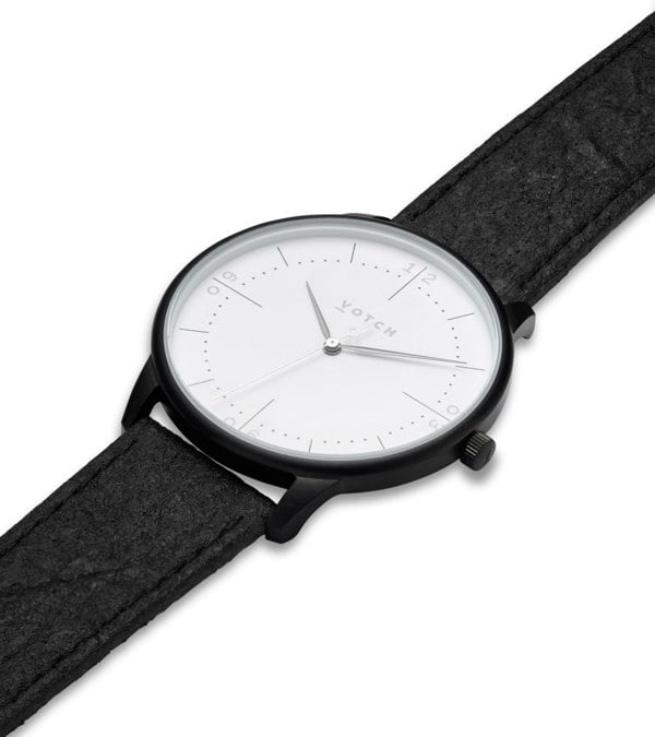 Votch Black & Piñatex Watch | Aalto