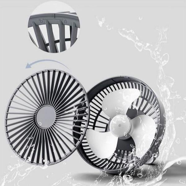 Leaper 2-in-1 Hanging and Standing Fan with Light