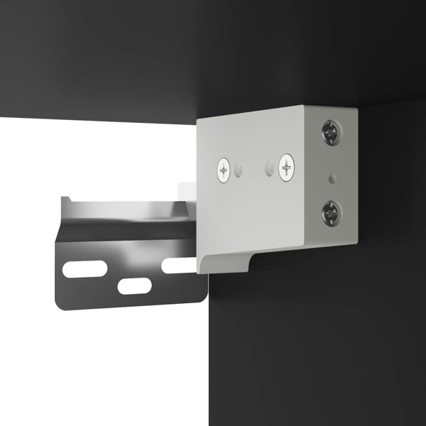 Berkfield Wall Mounted Cabinet Black 69.5x34x90 cm