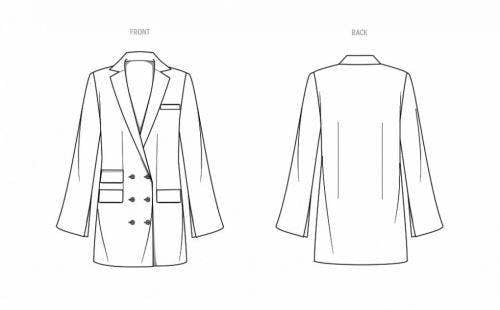 Know Me Sewing Pattern 2034, Jackets, Dresses for Women, K5 (8-10-12-14-16) - Intermediate