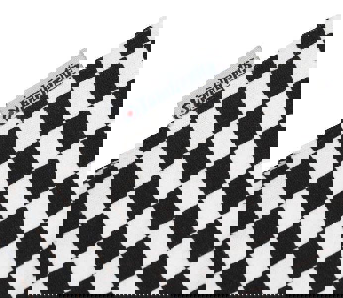 Lambretta Mens Checkered Casual Retro Mod Ska Black Polo Shirt