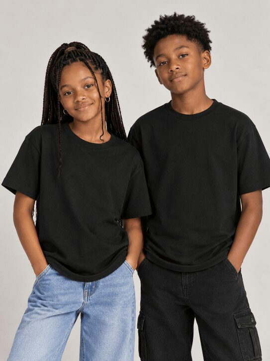 Childsplay Kids Oversized T-Shirt in Black