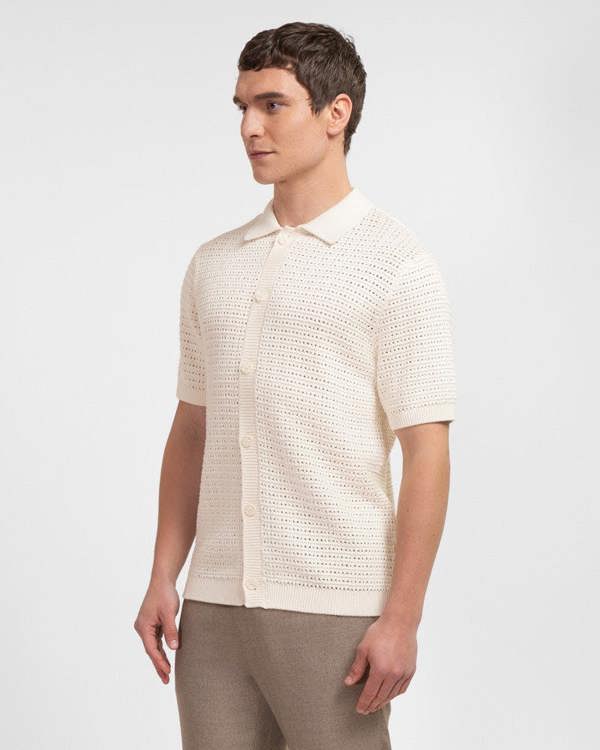 Steel & Jelly Acton - Chunky Knit Short Sleeve Shirt