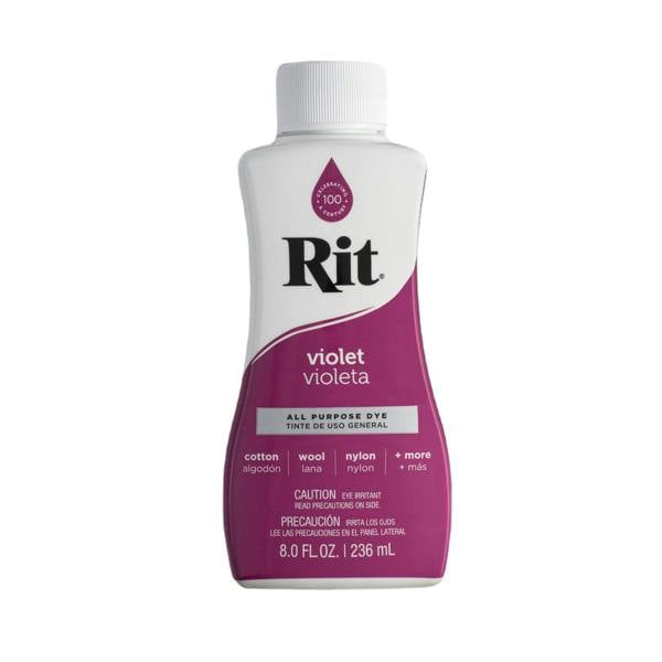 Rit All Purpose Liquid Dye - High Pigment Fabric Colouring Dyes 8oz