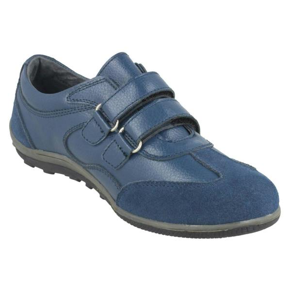 Eaze Ladies Eaze Casual Leather Pumps F7134