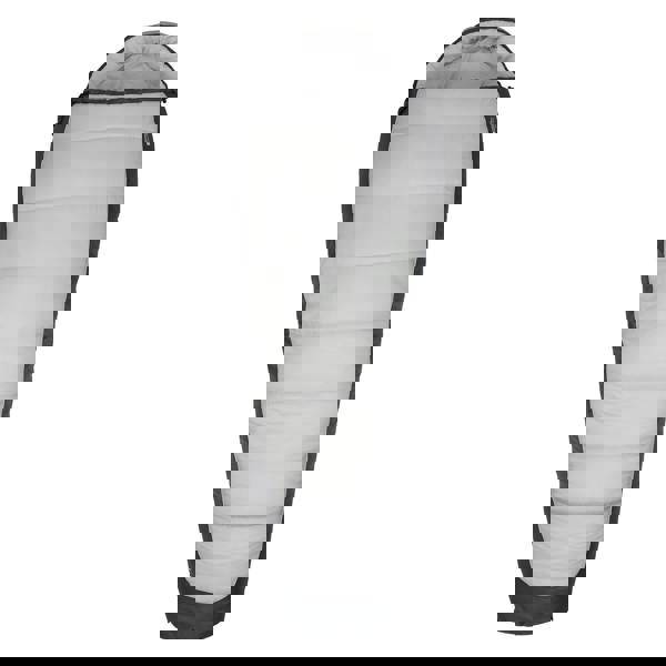 Mountain Warehouse Left Zip Microlite 1400 Winter Mummy Sleeping Bag - Dark Grey - 