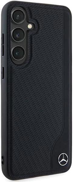 Mercedes Benz Debossed Line with MagSafe Star Logo Case for Samsung Galaxy S24 6.2" Black - MEHMS24S23RBGVK