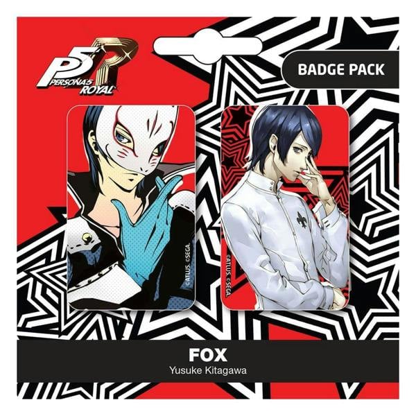 Persona 5 Royale Persona 5 Royal - Fox (Yusuke Kitagawa) Badge Pack