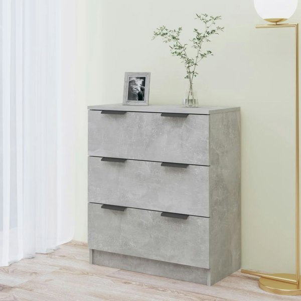 Berkfield Sideboard Concrete Grey 60x30x70 cm Engineered Wood