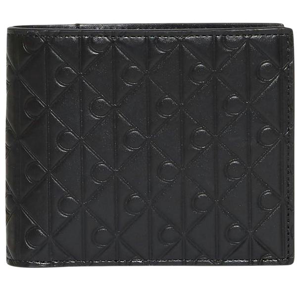 Calvin Klein Embossed Leather Wallet - Black Print - 