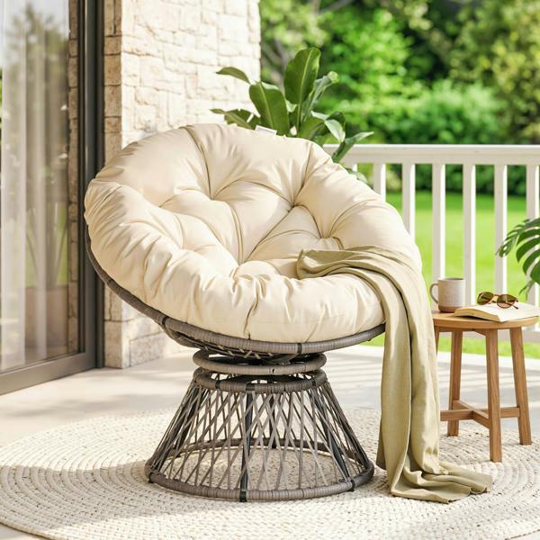 Rattan Swivel Chair