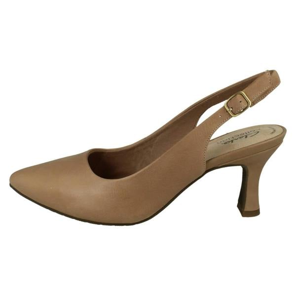 Clarks Ladies Clarks Buckle Fastening Slingback Shoes Kataleyna Step