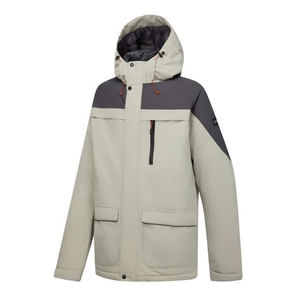 Regatta Mens Stanford Two Tone Waterproof Insulated Jacket - Abbeystone/Iron - 