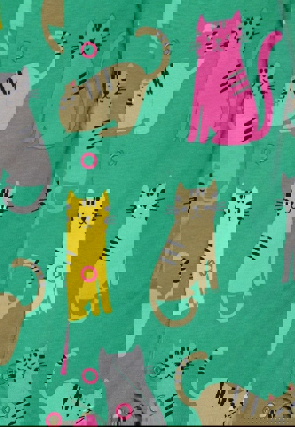 Organic Kitten Print Sleepsuit - Toby Tiger