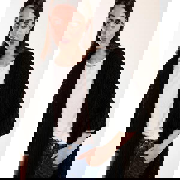 Blue Vanilla Knitted Mid Length Cardigan