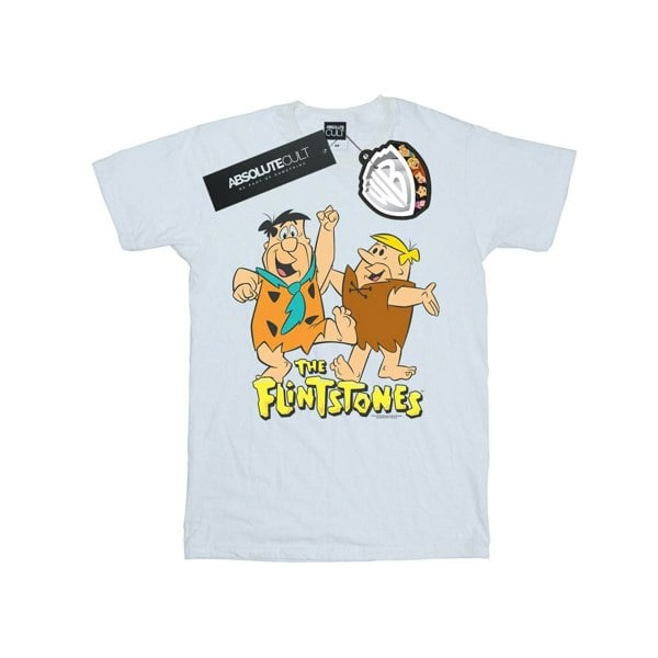 The Flintstones Mens Fred And Barney T-Shirt - White