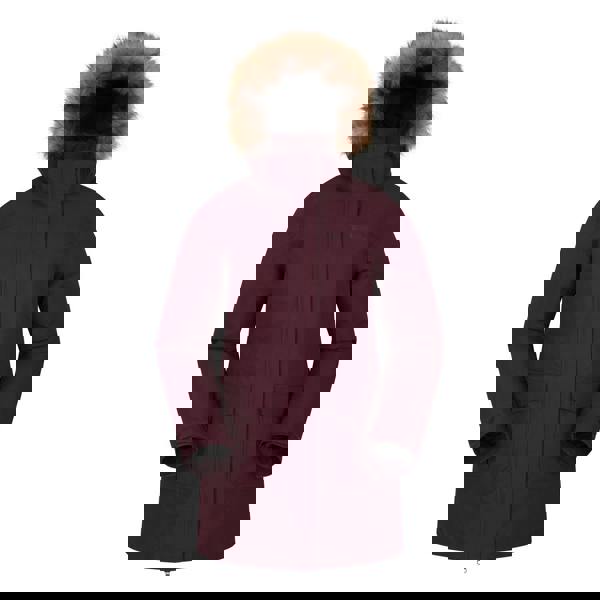 Mountain Warehouse Womens/Ladies Tarka II Long Padded Jacket - Burgundy