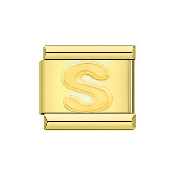 Serafina Classic Letter Charm | Italian Style Bracelet Charm