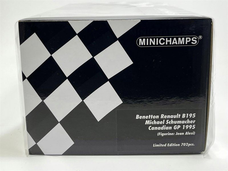 Minichamps M Schumacher Benetton B195 J Alesi Sitting Canadian GP 1995 1:18 Minichamps 510950601