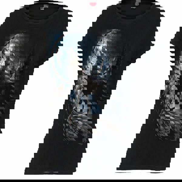 FROM DARKNESS - Boatneck Cap Sleeve Top Black