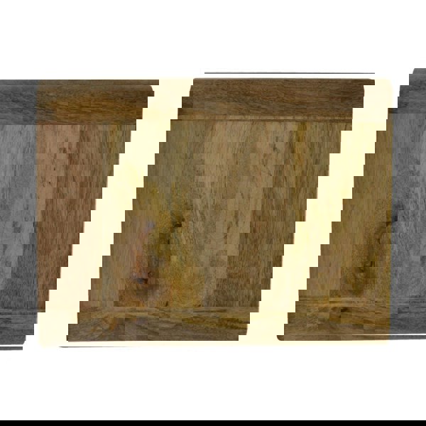 Artisan Furniture Solid Wood Oak-ish 2 Drawer Floating Bedside Table