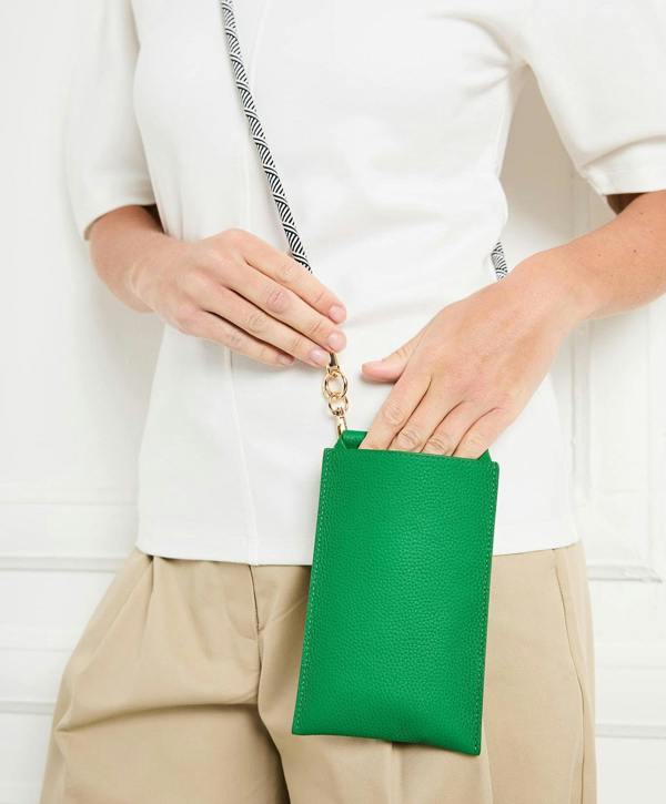Elie Beaumont Phone Pouch - Jade