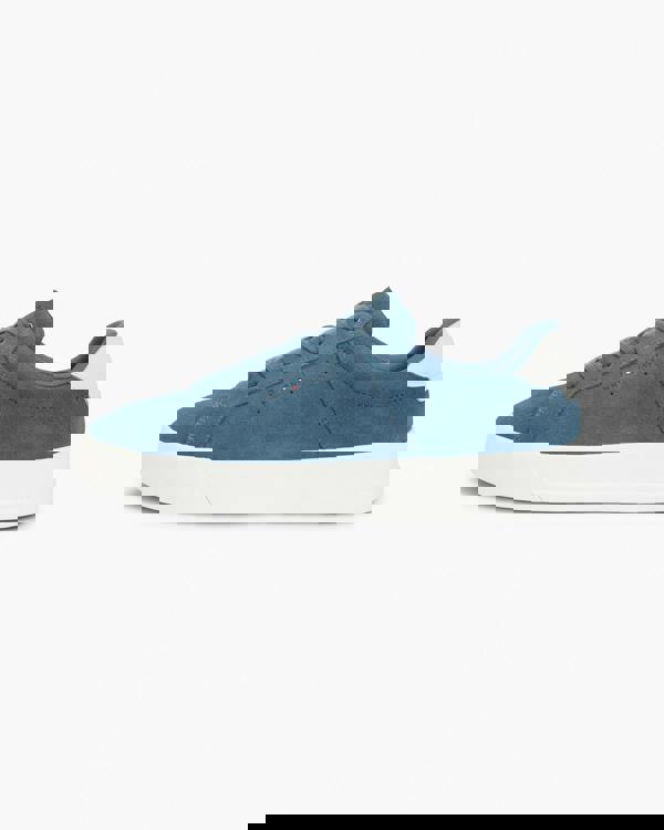 Tommy Hilfiger TH Court Suede Mens Trainers - Aegean Sea