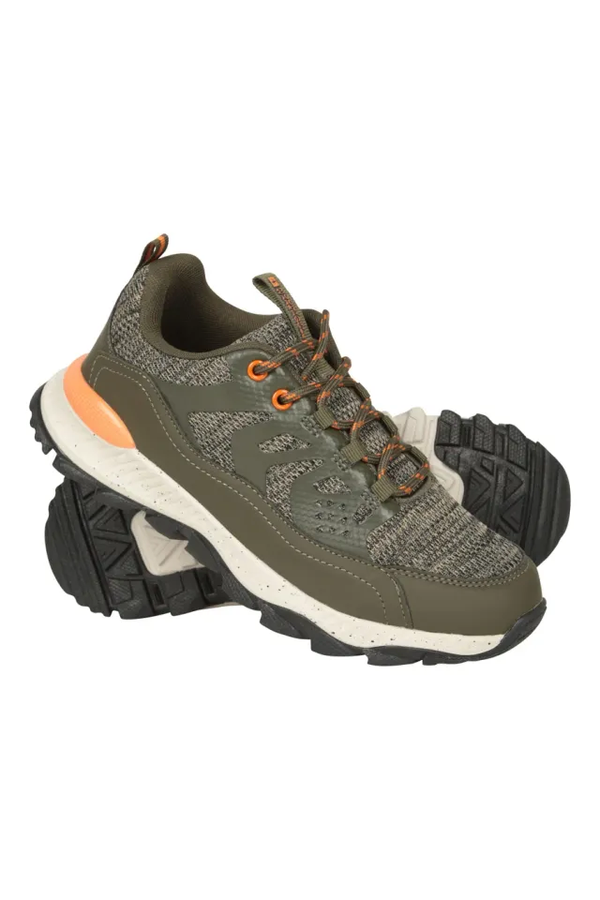 Mountain Warehouse Kids Metro Trainers - Khaki Green