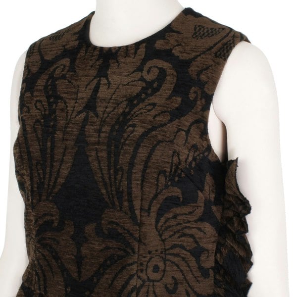 Simone Rocha runway collection chenille tapestry dress