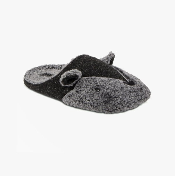 Totes Toasties NOVELTY APPLIQUE Mule Slippers Mens Novelty