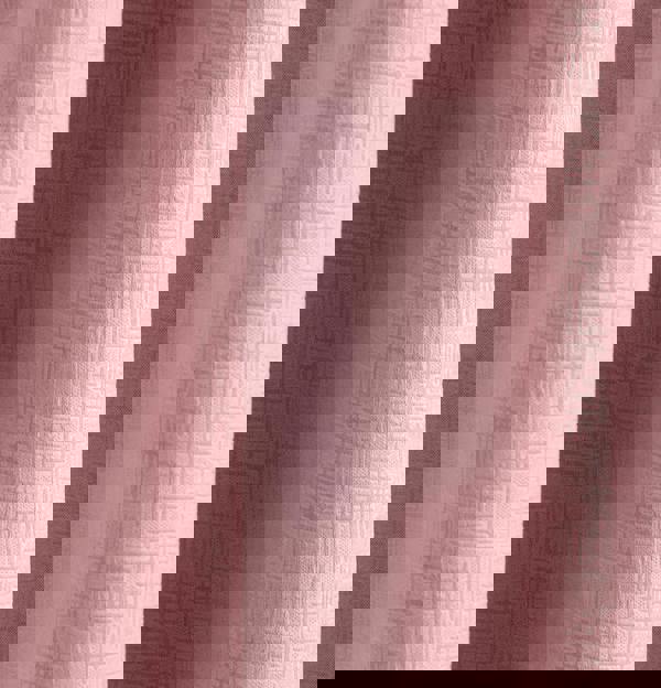 Enhanced Living Blush Plain Textured Thermal Room Darkening Energy Saving Pair of Curtains For Bedroom & Living Room