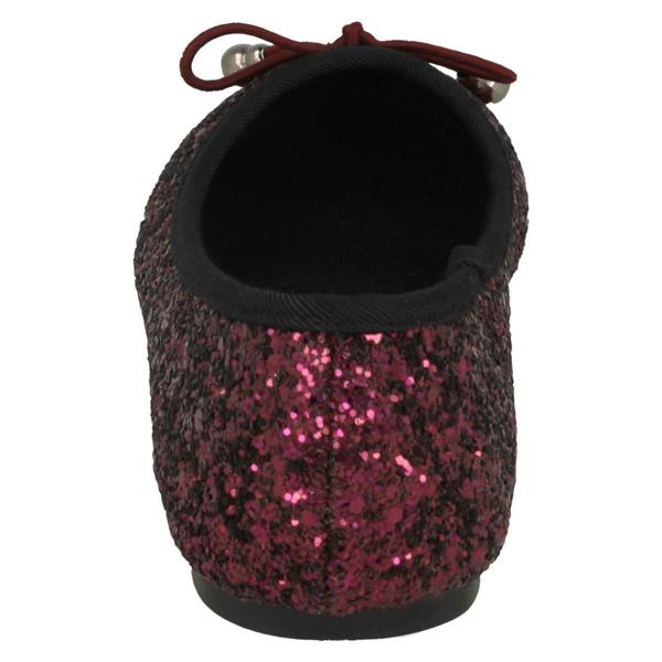 Spot On Girls Spot On Flat Glitter Ballerinas