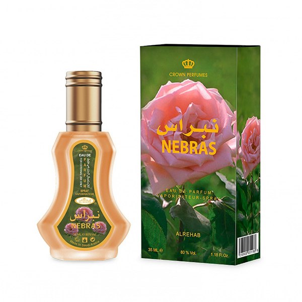 Al Rehab Nebras 35ml EDP bottle and box