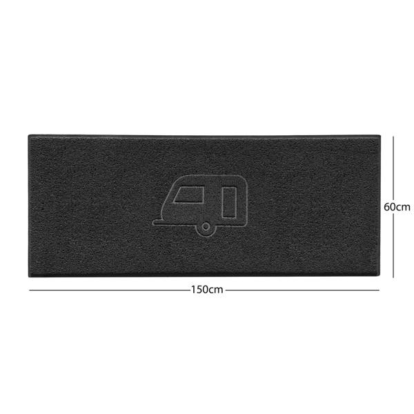 Nicoman "Caravan" Grey Spaghetti Door Mat