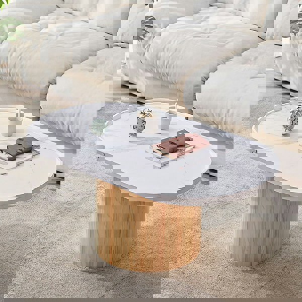 Osric Mid Century Coffee Table Set-Weilai Concept-Weilai Concept