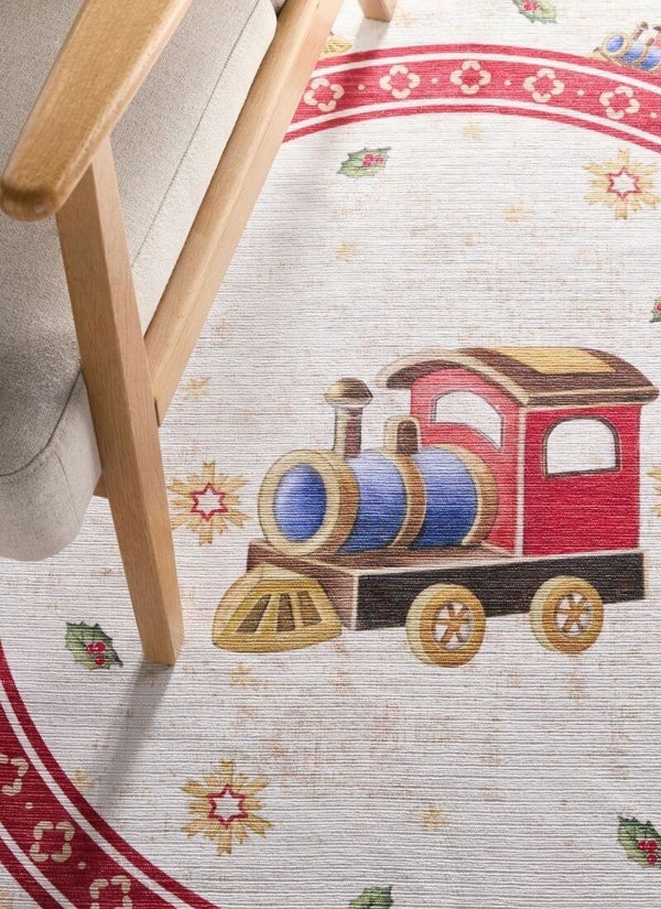 The Rugs Villeroy & Boch Toy's Round Christmas Rug – 160 cm