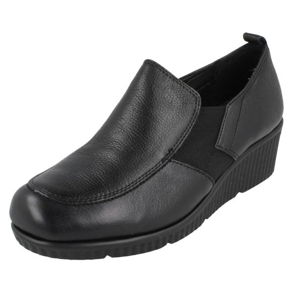Van Dal Ladies Van Dal Wedge Slip On Shoes Hattie