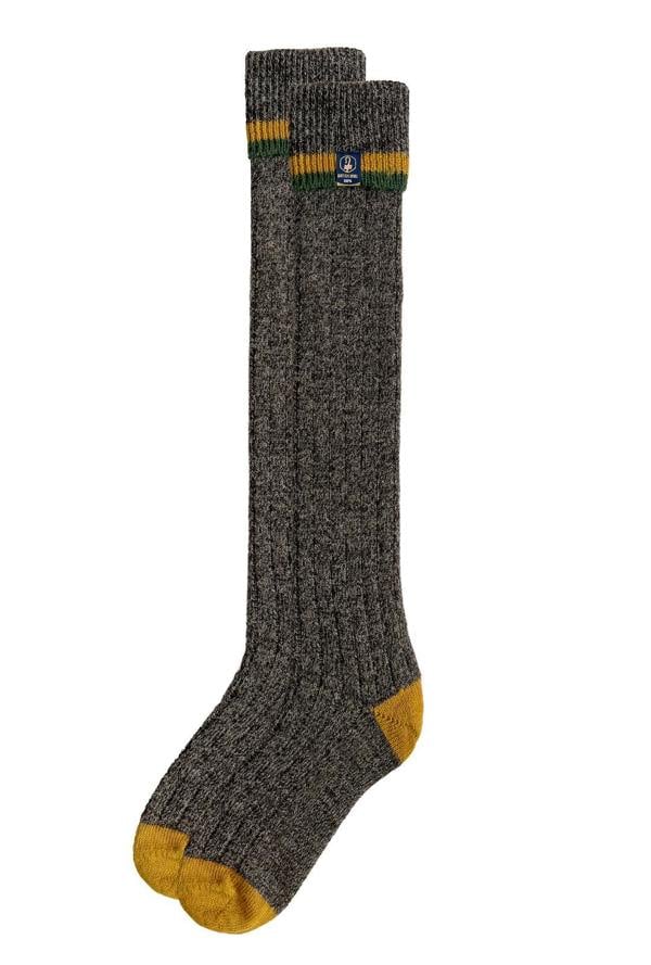 The British Boot Sock Company Wellington Boot Socks – Dark Natural | 100% British Wool | UK 8–12
