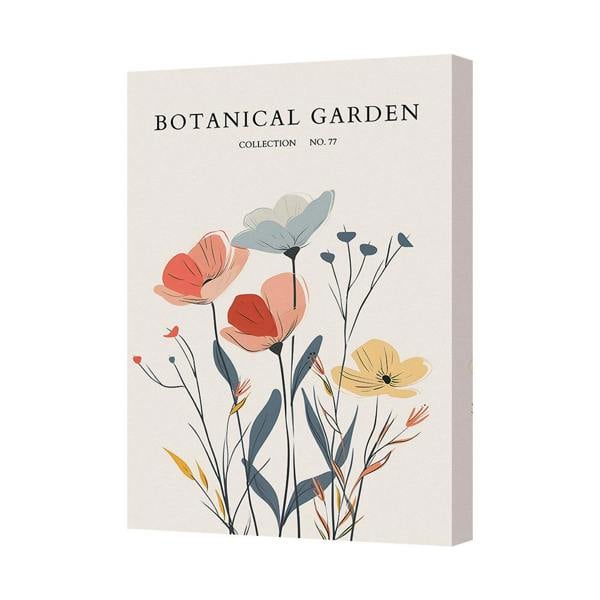 Benjamin Tate Design Botanical Garden Canvas Print Floral Wall Art Collection No 77
