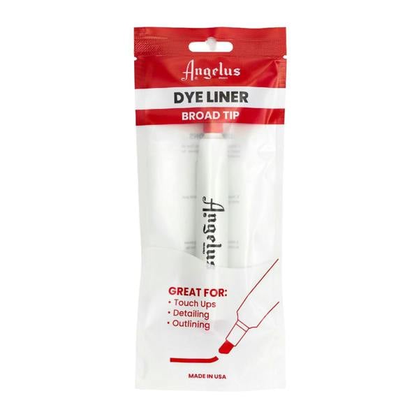 Angelus Dyeliner Broad Tip - Refillable Dye Marker for Leather Dyes