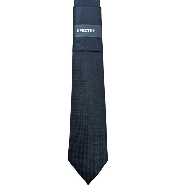 Spectre Plain Tie Set - Black