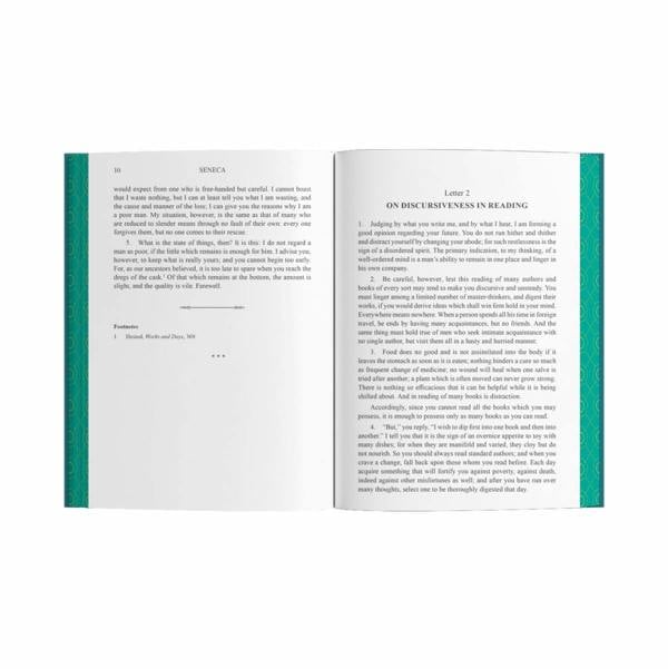 Stoic Letters for Ages by Seneca (Deluxe Hardback Sprayed Edge Edition)