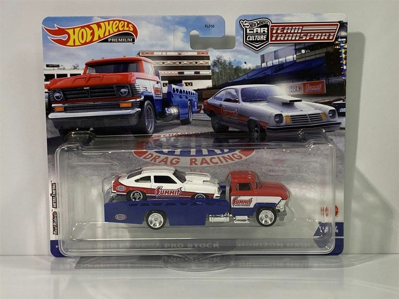 hot wheels team transport 1974 chevy vega pro stock horizon hauler grk63