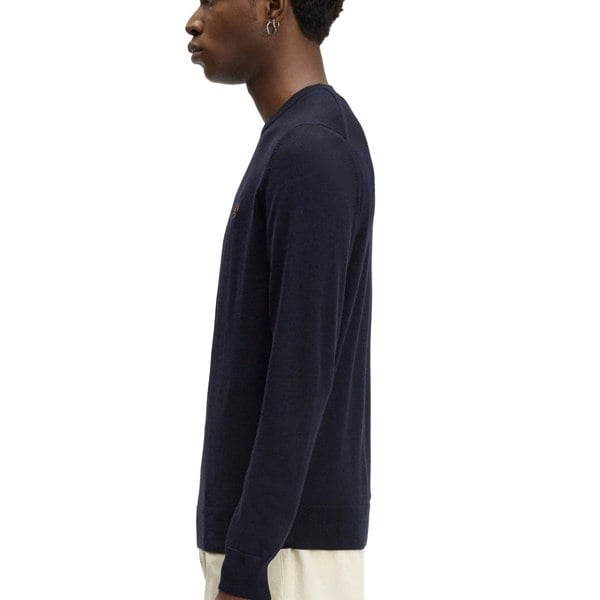 Fred Perry Classic Crew Neck Jumper Navy