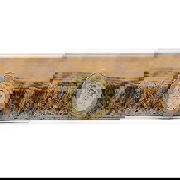 JVL Eco-Friendly Latex Backed Coir Entrance Doormat, 45x75cm - Tiles