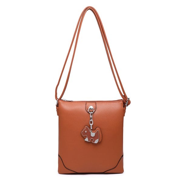 Kitise Chic Puppy Charm Crossbody Messenger Bag Slim Strap