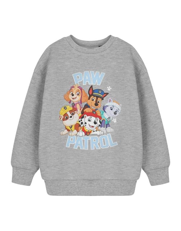 Paw Patrol Unisex Kids Grey College Sweatshirt